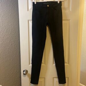 American Eagle hi-rise black jegging